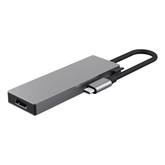 Hub Trust 5 porte USB 3.2 Gen 1 USB-C HDMI Dalyx grigio supporto avanzato