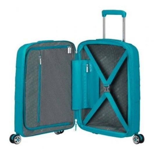 Maleta American Tourister Starvibe Spinner 55cm 4 ruedas verdigrís