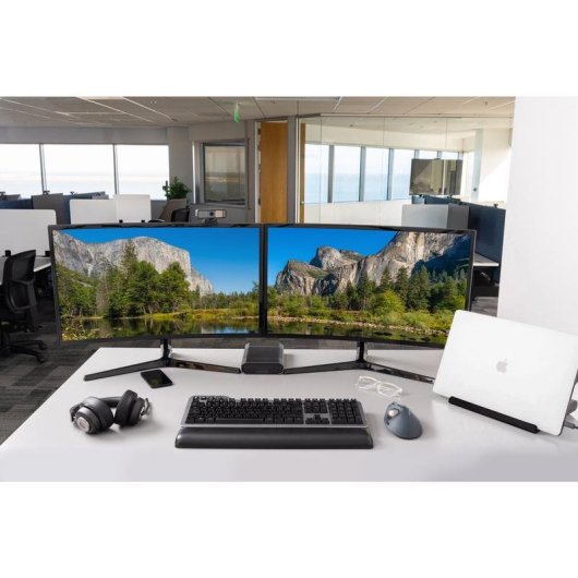 Maus Kensington Pro Fit Ergo TB550 Bluetooth 1600 DPI Schwarz Grau Recycelt