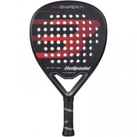 Padel-Schläger Bullpadel Sniper 2.0 Power Schwarz und Rot