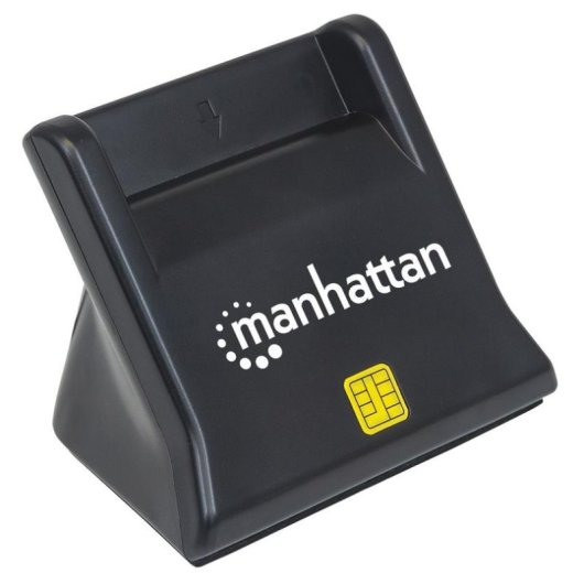 Control de Acceso Manhattan Lector Tarjetas Inteligentes USB 2.0 3 Años Garantía