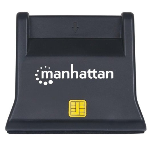 Control de Acceso Manhattan Lector Tarjetas Inteligentes USB 2.0 3 Años Garantía