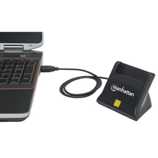Contrôle d’Accès Manhattan Lecteur Cartes Intelligentes USB 2.0 Garantie 3 Ans