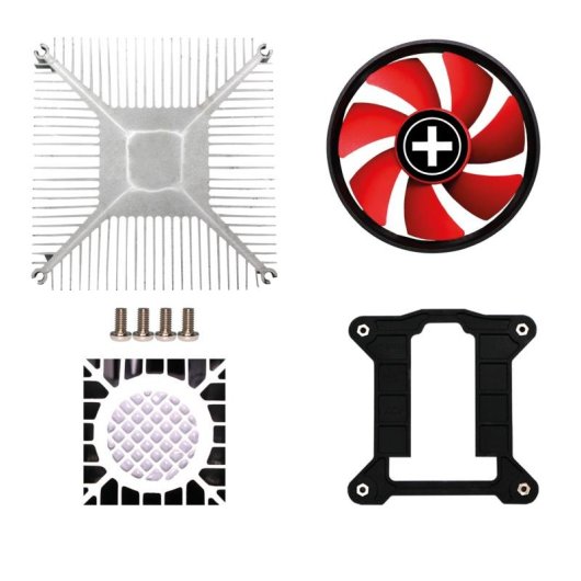 Refrigeração Ar Xilence Socket LGA 1700 92mm Performance C XC232 Preto Vermelho