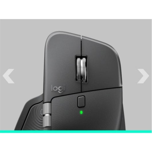 Rato Logitech MX Master 4 for Business RF Bluetooth 8000 DPI Grafite 8 Botões