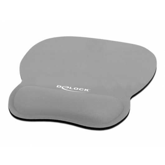 Alfombrilla para ratón Delock Ergonómica Gris 245 x 206 mm