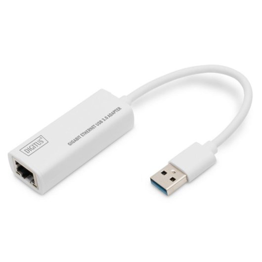Digitus USB 3.0 Gigabit Ethernet Adapter Weiß