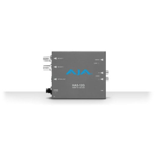 Convertidor de vídeo activo AJA HA5-12G 4096x2160 HDMI+BNC
