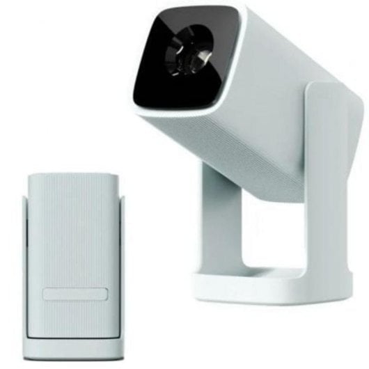 Proyector Wanbo Cube 1 720p 350 Lúmenes 120" LED LCD Android TV Portátil Azul Cielo