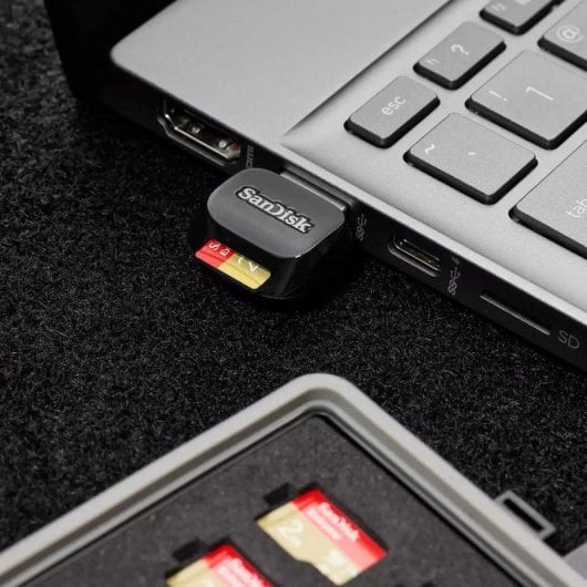 Lecteur de cartes SanDisk SDDR-B731-GN6NN MicroSD USB 3.2 Gen 1 Type-A