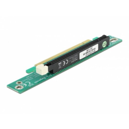 Carte d'extension PCIe x16 90° Delock pour boîtiers 1U