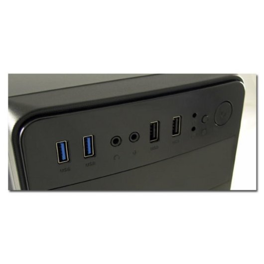 Gehäuse LC-Power 2015MB Micro Tower ATX Metall Schwarz