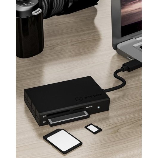 Lector de tarjetas ICY BOX IB-CR401-C3 USB 3.2 Type-C