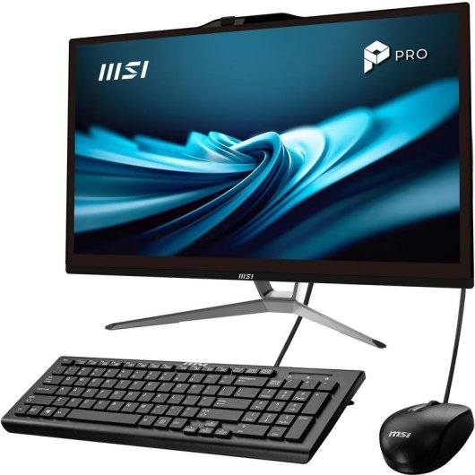 Ordenador Todo en uno MSI Pro AP222T 14M-490EU Intel Core i3-14100 8GB 256GB SSD UHD 730 21.5" Windows 11 Home Pantalla 