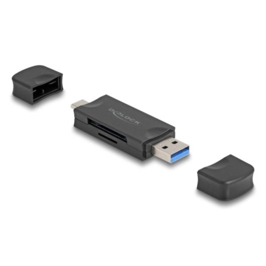 Lecteur de cartes DeLOCK 91020 USB 3.2 Gen 1 Type-A/Type-C