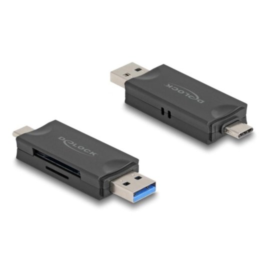 Lecteur de cartes DeLOCK 91020 USB 3.2 Gen 1 Type-A/Type-C