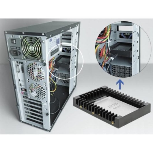 Bastidor Delock pour installation 3.5" à 2.5" SATA noir