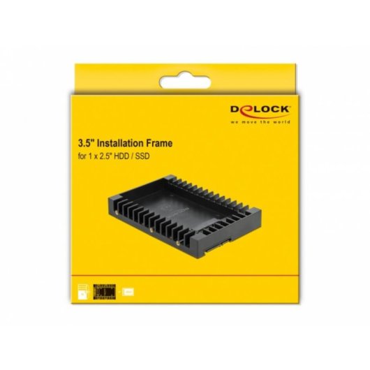 Bastidor Delock pour installation 3.5" à 2.5" SATA noir