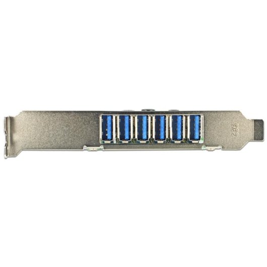 Tarjeta de expansión Delock 89377 PCIe con 6 USB 3.0 externos e interno