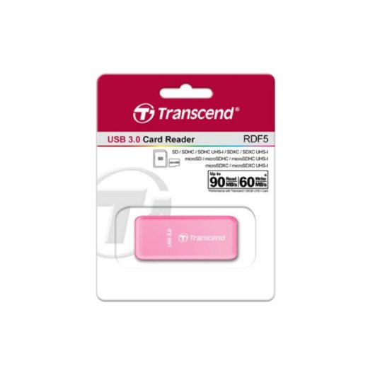 Kartenleser Transcend RDF5 USB 3.2 Gen 1 Rosa