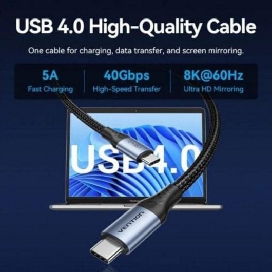 Station d'accueil Vention TPWH0 11 en 1 avec 2x HDMI 4K