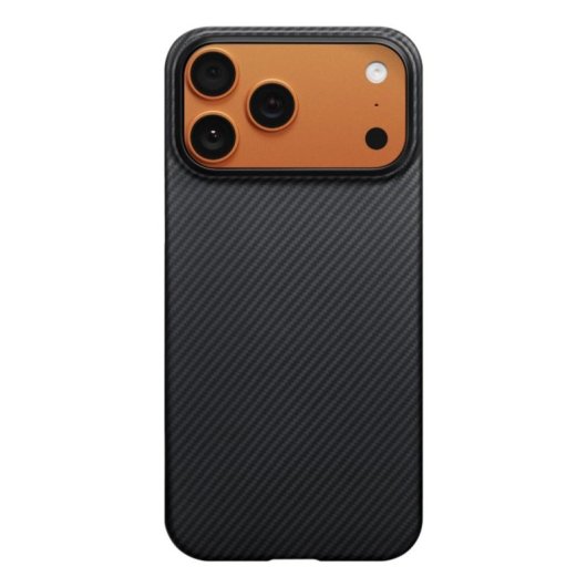 Capa para Telemóvel Pitaka KI1701BP Fibra de Aramida Preto/Cinzento para iPhone 17 Pro