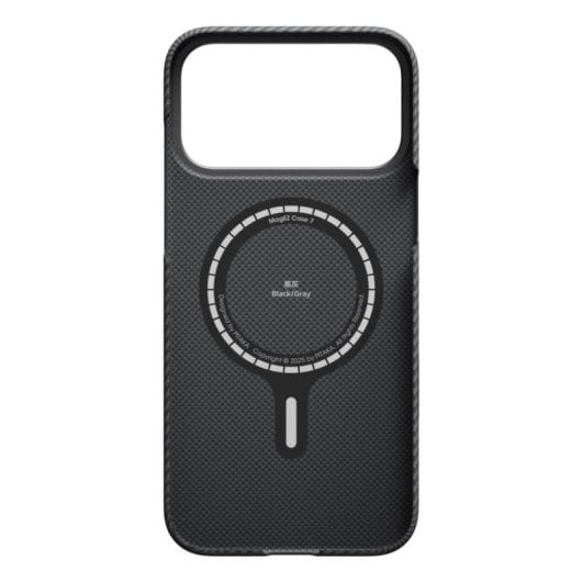 Capa para Telemóvel Pitaka KI1701BP Fibra de Aramida Preto/Cinzento para iPhone 17 Pro