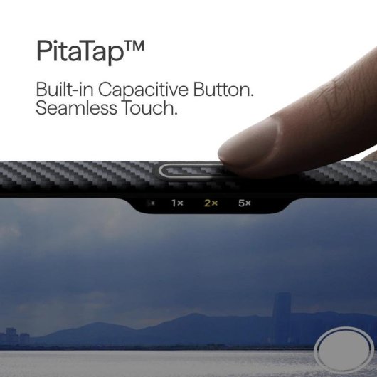Capa para Telemóvel Pitaka KI1701BP Fibra de Aramida Preto/Cinzento para iPhone 17 Pro