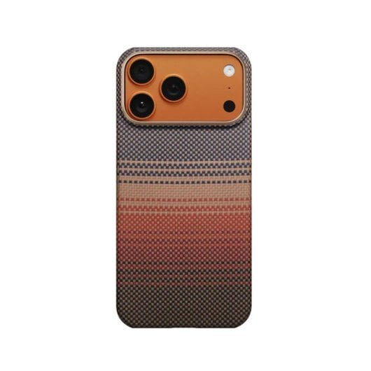 Pitaka Funda Para Iphone 17 Pro Max – Carcasa De Fibra De Aramida Ultraguard Sunset, Protección Resistente Y Ajuste Prec