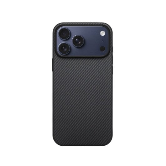Pitaka Funda Para Iphone 17 Pro Max – Carcasa De Fibra De Aramida Ultraguard Negro/gris, Protección Resistente Y Ajuste 