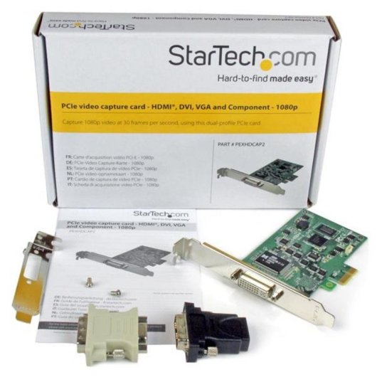 Placa de Captura PCI Express StarTech.com HDMI DVI VGA 1080p