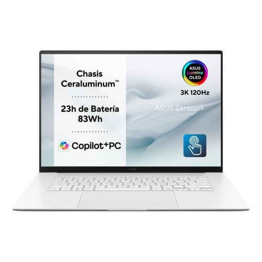 Laptop Asus Zenbook S16 OLED 16" AMD Ryzen AI 9 465 32GB 1TB SSD Radeon 880M Windows 11