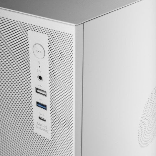 Torre Mars Gaming MC-MESHPRO MicroATX AirMesh Pro USB-C Branco