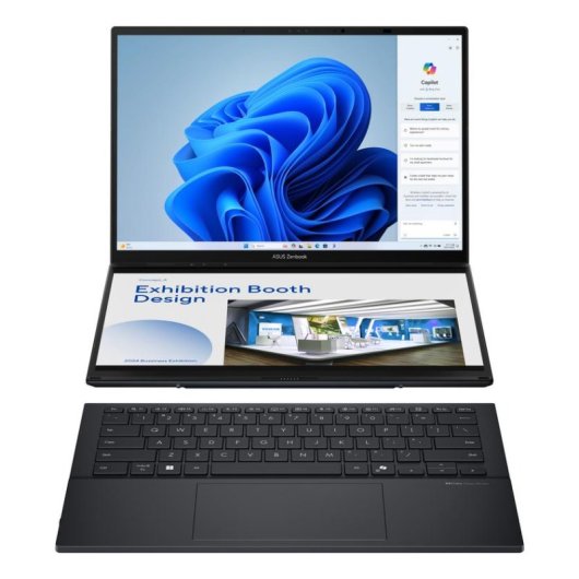 Portátil Asus Zenbook Duo OLED UX8406CA 14 pulgadas Intel Core Ultra 7 255H 32GB 1TB SSD Windows 11 Home Arc 140T doble 