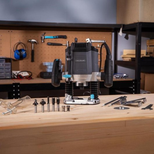 Cecotec Fresadora Eléctrica De Cable Multishape 900 Inmersion. 1200w, Incluye 5 Fresas, Compatible Con Fresas Grandes Y 