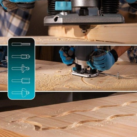 Cecotec Fresadora Eléctrica De Cable Multishape 900 Inmersion. 1200w, Incluye 5 Fresas, Compatible Con Fresas Grandes Y 