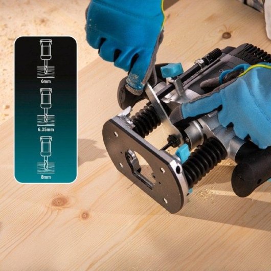 Cecotec Fresadora Eléctrica De Cable Multishape 900 Inmersion. 1200w, Incluye 5 Fresas, Compatible Con Fresas Grandes Y 