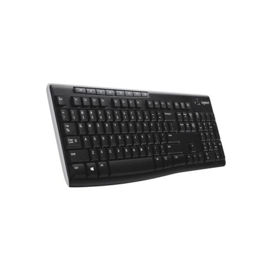 Teclado Logitech K270 completo sem fios QWERTZ com recetor Unifying USB