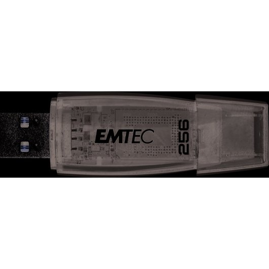 Llave USB Emtec C410 Color Mix 256 GB USB 3.2 Gen 1 Negra