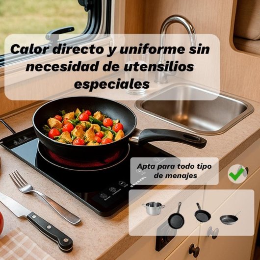 Placa de cocción por infrarrojos Grunkel IFR-2000 2000W 29×37 cm