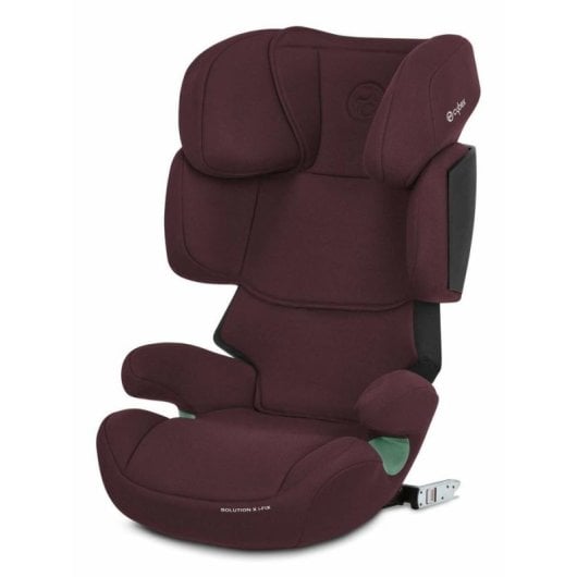 Silla de coche infantil Cybex Solution X i-Fix Grupo 2-3 Roja con Reposacabezas Ajustable