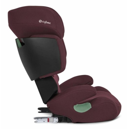 Silla de coche infantil Cybex Solution X i-Fix Grupo 2-3 Roja con Reposacabezas Ajustable