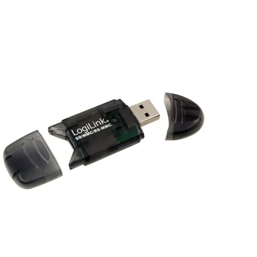 Leitor de cartões USB 2.0 LogiLink para SD/MMC Preto 480 Mbit/s