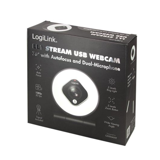 Camera web LogiLink UA0384 Full HD 2 MP 30 fps