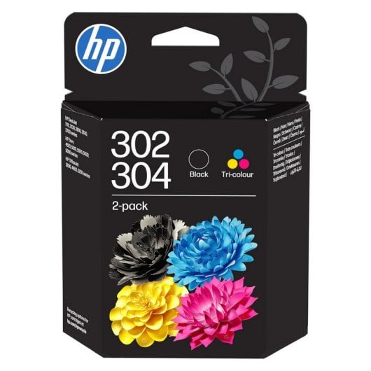 Cartucho de tinta HP 302/304 Paquete combinado 2 cartuchos negro y tricolor