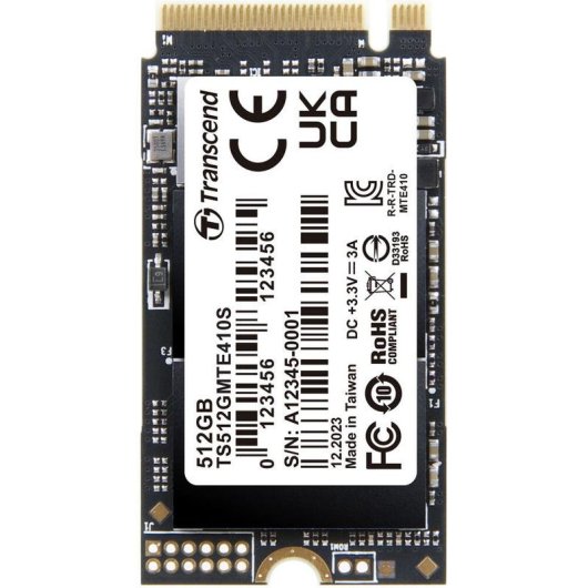 Festplatte Transcend PCIe SSD 410S 512 GB M.2 NVMe 5000MB/s Gaming