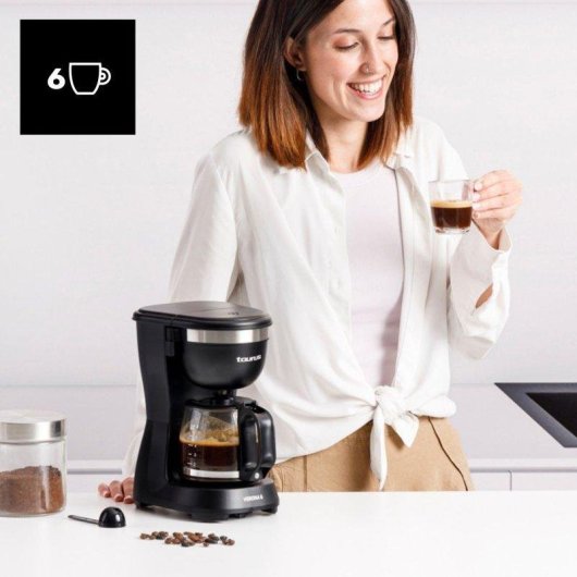 Cafetera de Goteo Taurus Verona 600 W 600 ml 6 Tazas Intense Flavour Tech