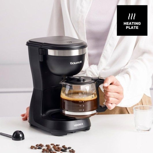 Cafetera de Goteo Taurus Verona 600 W 600 ml 6 Tazas Intense Flavour Tech