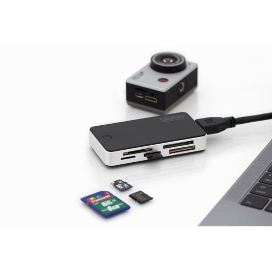 Leitor de cartões USB 3.0 tudo-em-um Digitus