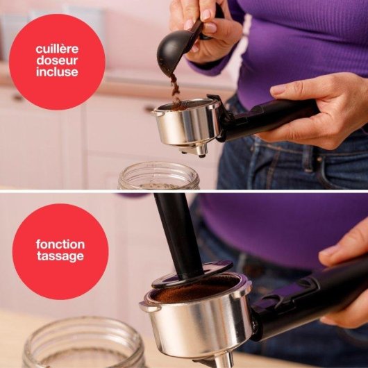 Cafetera Espresso Solac Taste Slim Basic 1,2 L 20 Bares con vaporizador orientable